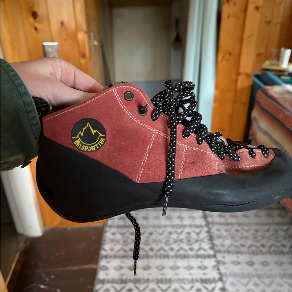 La Sportiva Red and Black Athletic Shoes
